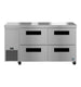 Hoshizaki ULR60B-D4 60 inch four drawer undercounter refrigerator front view