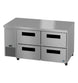 Hoshizaki ULR60B-D4 undercounter refrigerator left isometric view