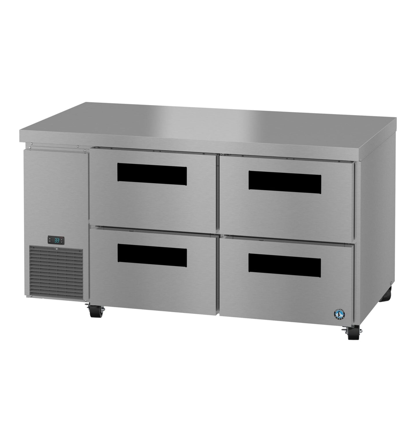 Hoshizaki ULR60B-D4 undercounter refrigerator left side view
