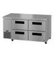 Hoshizaki ULR60B-D4 undercounter refrigerator left side view
