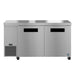 Hoshizaki ULR60B 60 inch two section undercounter refrigerator front view