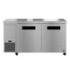 Hoshizaki ULR60B 60 inch two section undercounter refrigerator front view