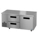 Hoshizaki ULR67B-D2 undercounter refrigerator left isometric view