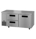 Hoshizaki ULR67B-D2 undercounter refrigerator left side view