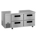 Hoshizaki ULR67B-D4 undercounter refrigerator right side view