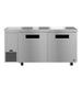 Hoshizaki ULR67B 67 inch two section undercounter refrigerator front view