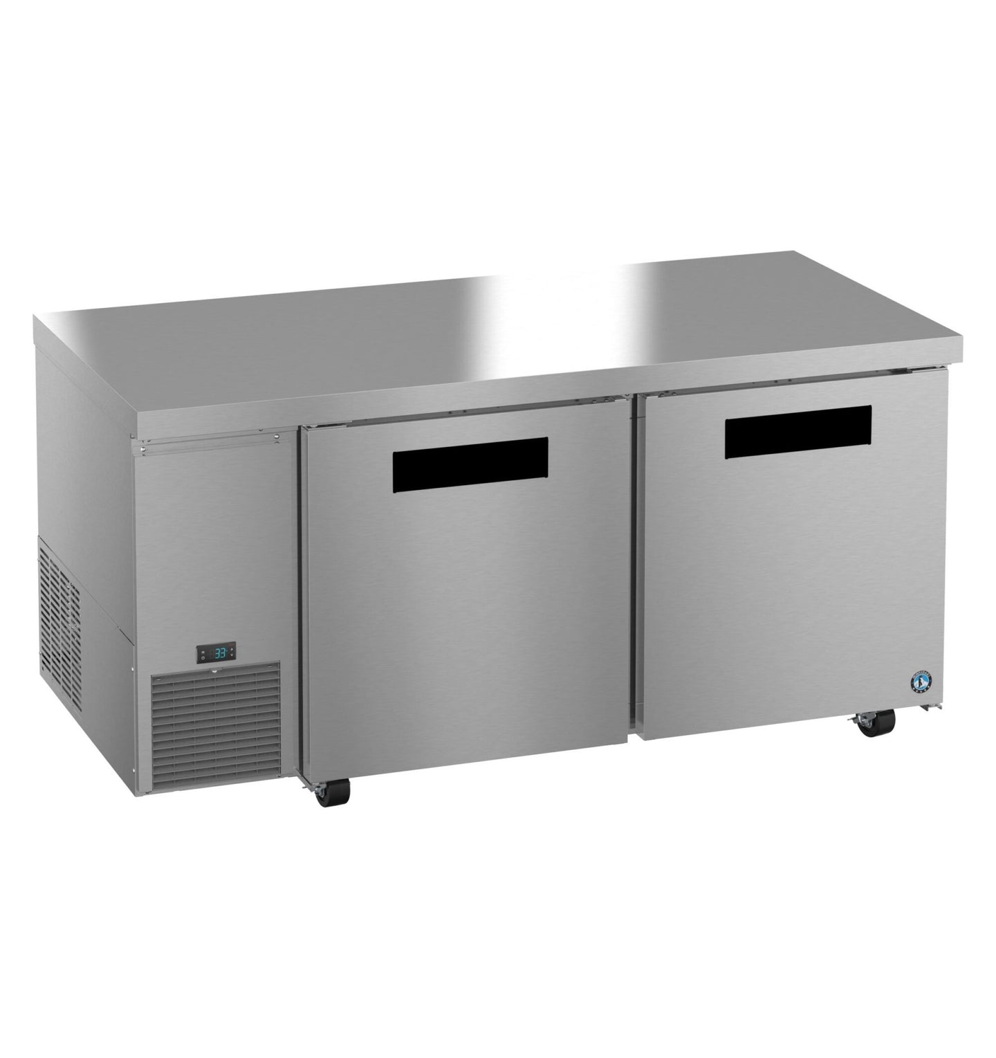 Hoshizaki ULR67B undercounter refrigerator right isometric view
