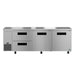 Hoshizaki ULR93B-D2 93 inch drawer and door undercounter refrigerator front view