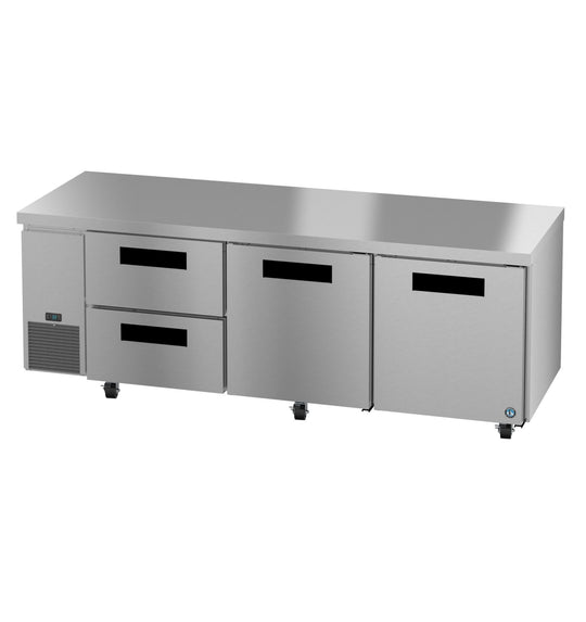 Hoshizaki ULR93B-D2 undercounter refrigerator left isometric view