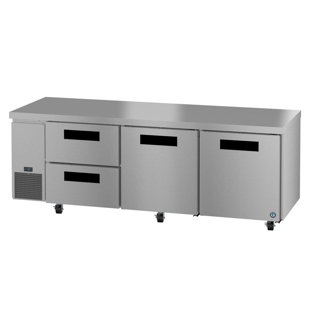 Hoshizaki ULR93B-D2 undercounter refrigerator left side view