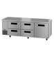 Hoshizaki ULR93B-D4 undercounter refrigerator left side view