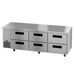 Hoshizaki ULR93B-D6 undercounter refrigerator angled view showing drawer fronts