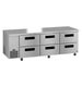 Hoshizaki ULR93B-D6 undercounter refrigerator right side view