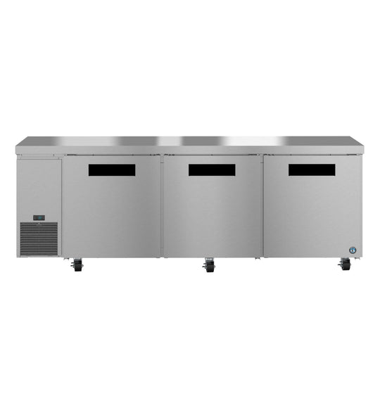 Hoshizaki ULR93B 93 inch three section undercounter refrigerator front view