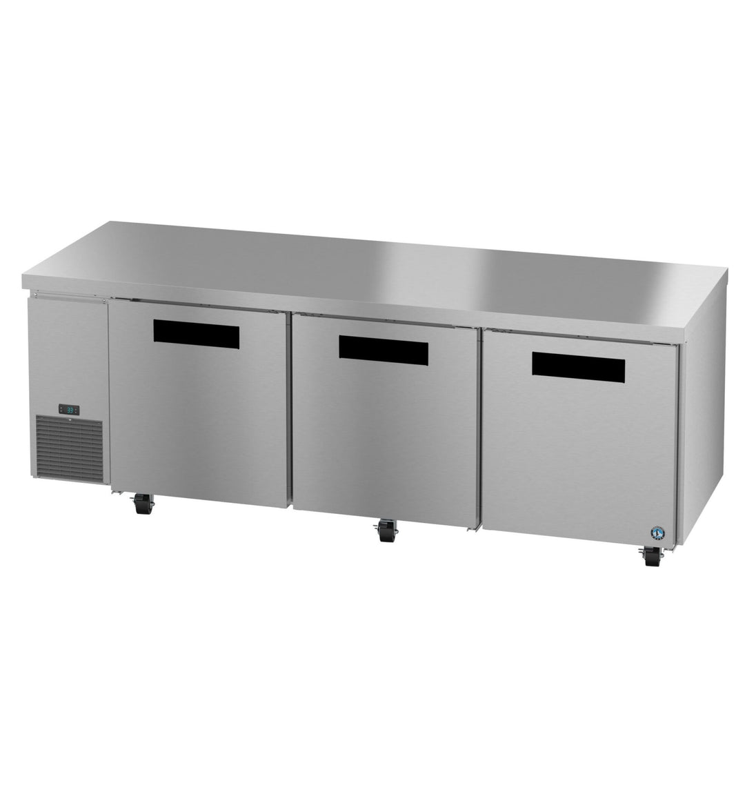 Hoshizaki ULR93B undercounter refrigerator left isometric view