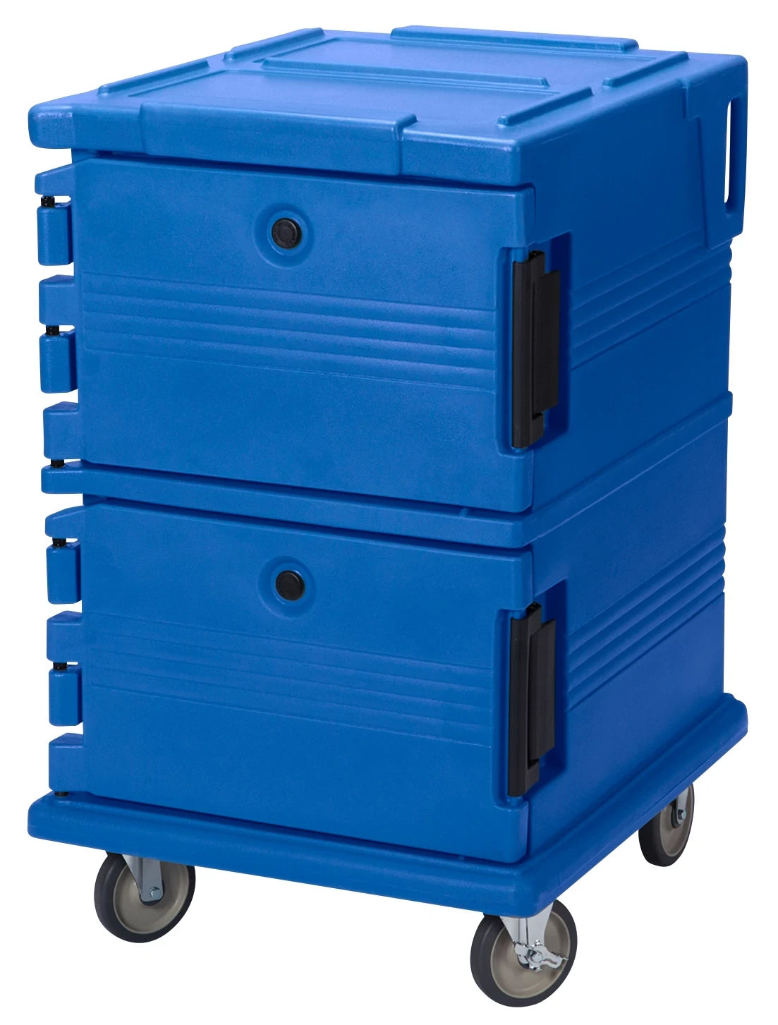 Cambro UPC1200186 insulated food transport cart in Navy Blue