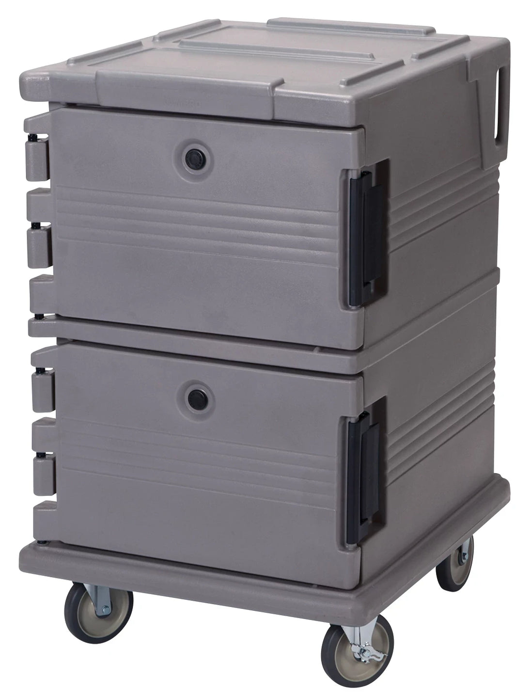 Cambro UPC1200191 insulated food transport cart in Granite Gray