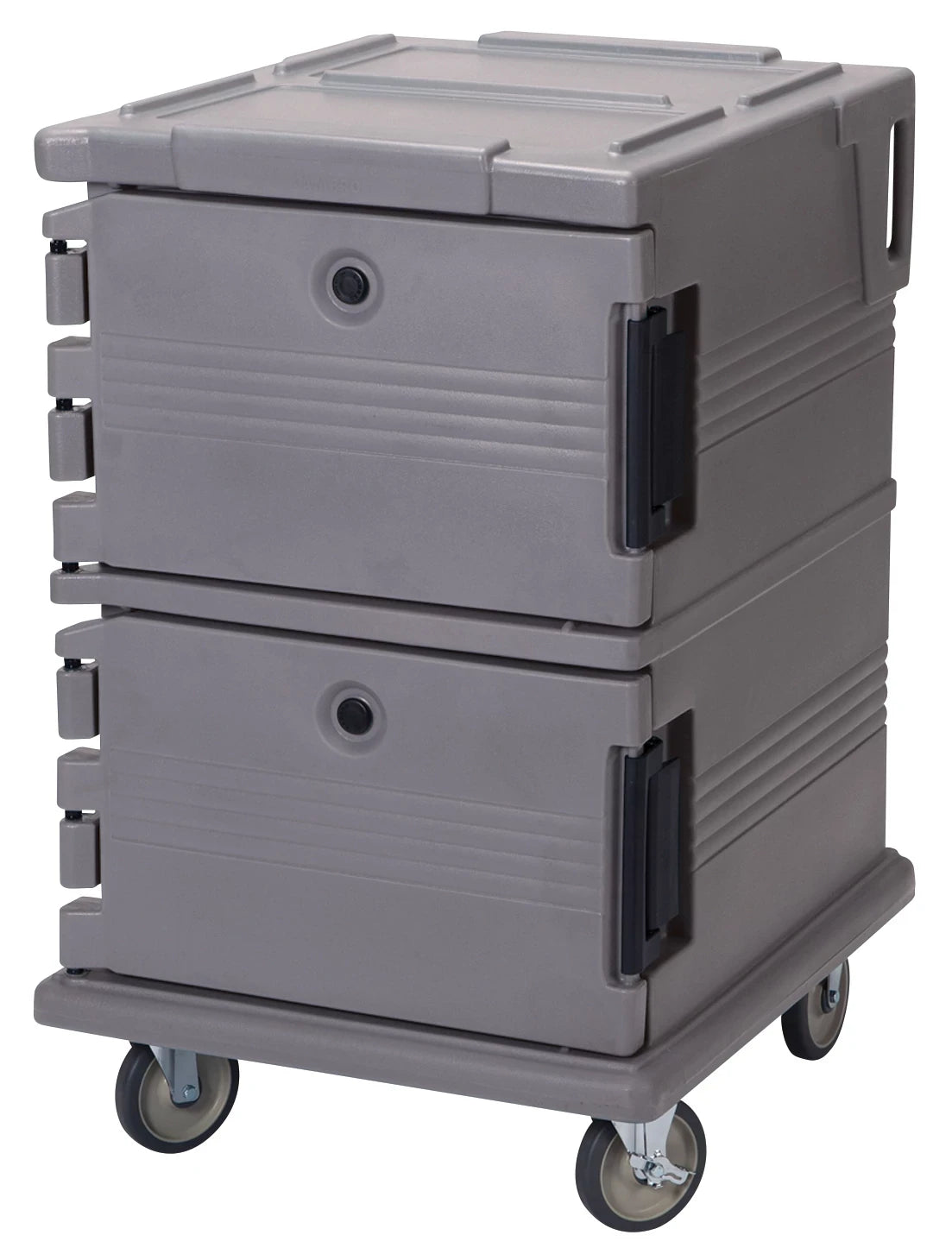 Cambro UPC1200191 insulated food transport cart in Granite Gray