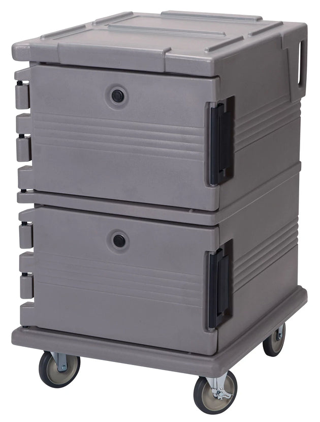 Cambro UPC1200191 insulated food transport cart in Granite Gray