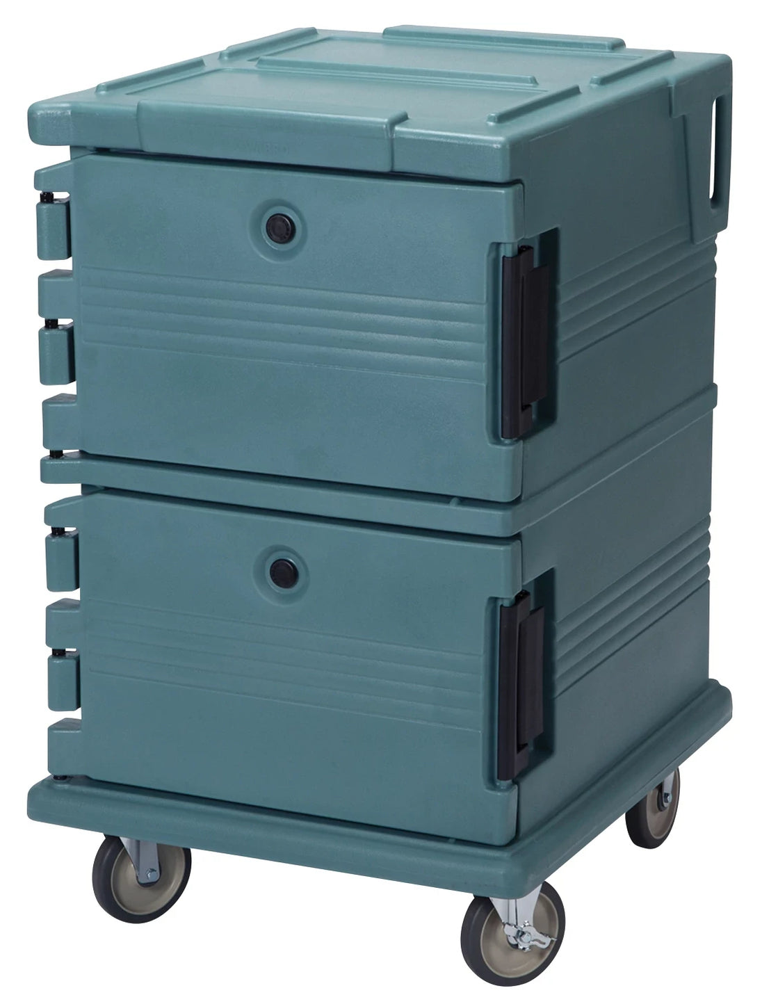 Cambro UPC1200401 insulated food transport cart in Slate Blue