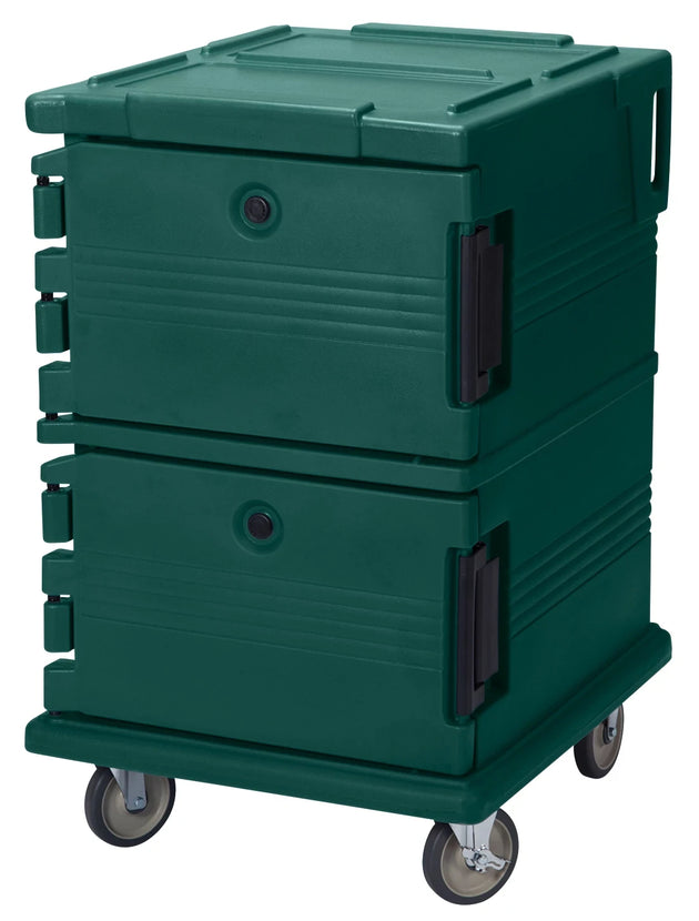 Cambro UPC1200519 insulated food transport cart in Green