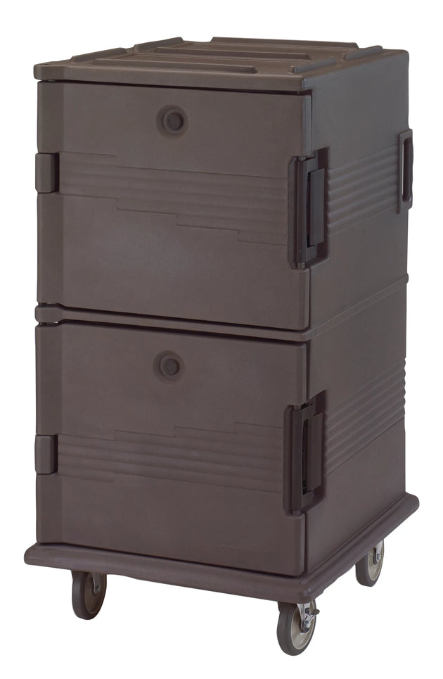 Cambro UPC1600SP194 insulated food pan carrier in Granite Sand