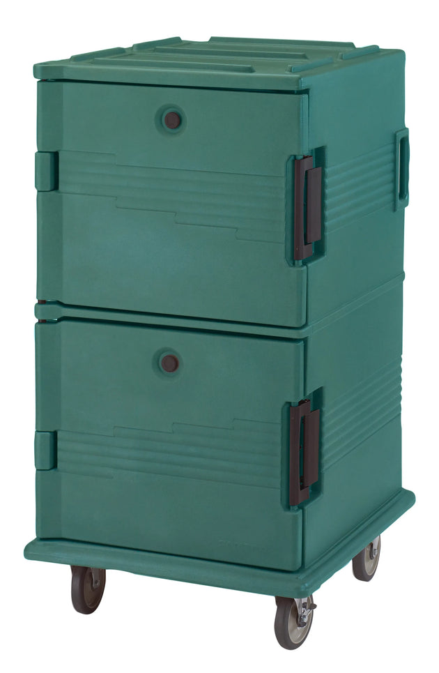 Cambro UPC1600519 insulated food transport cart in Green