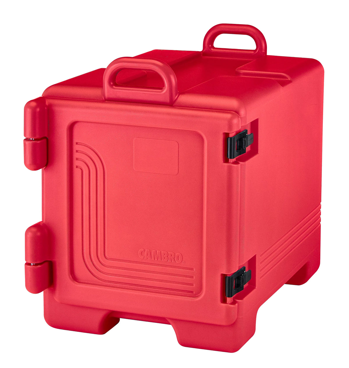 Cambro UPC300158 Ultra Camcart insulated food pan carrier in hot red