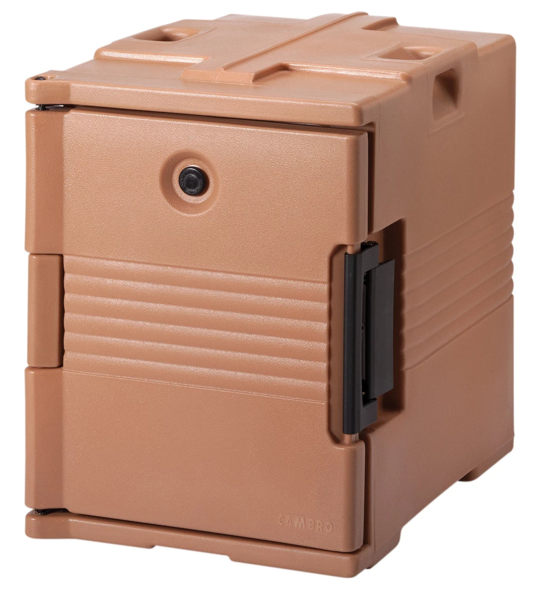 Cambro UPC400157 Ultra Camcart insulated food pan carrier in coffee beige