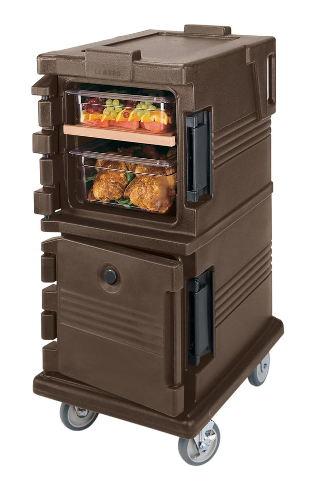Cambro UPC600131 insulated food pan carrier in Dark Brown