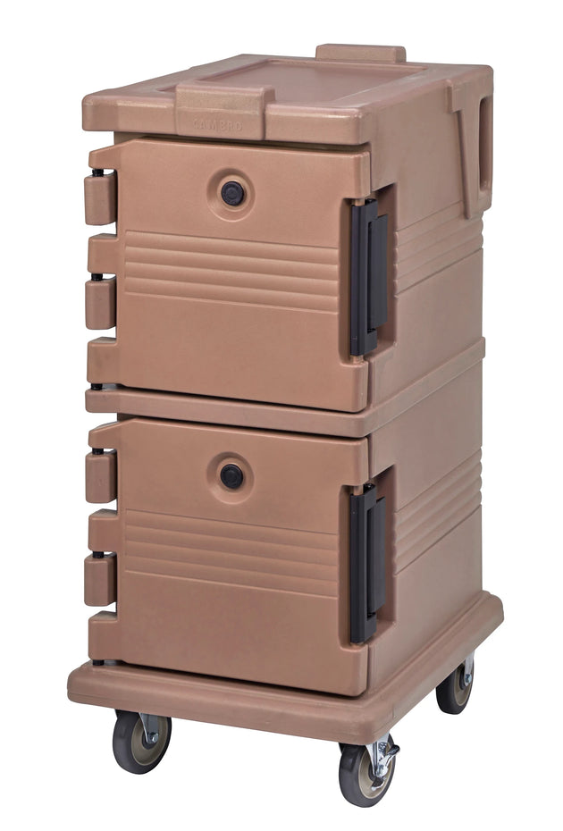 Cambro UPC600157 insulated food pan carrier in Coffee Beige