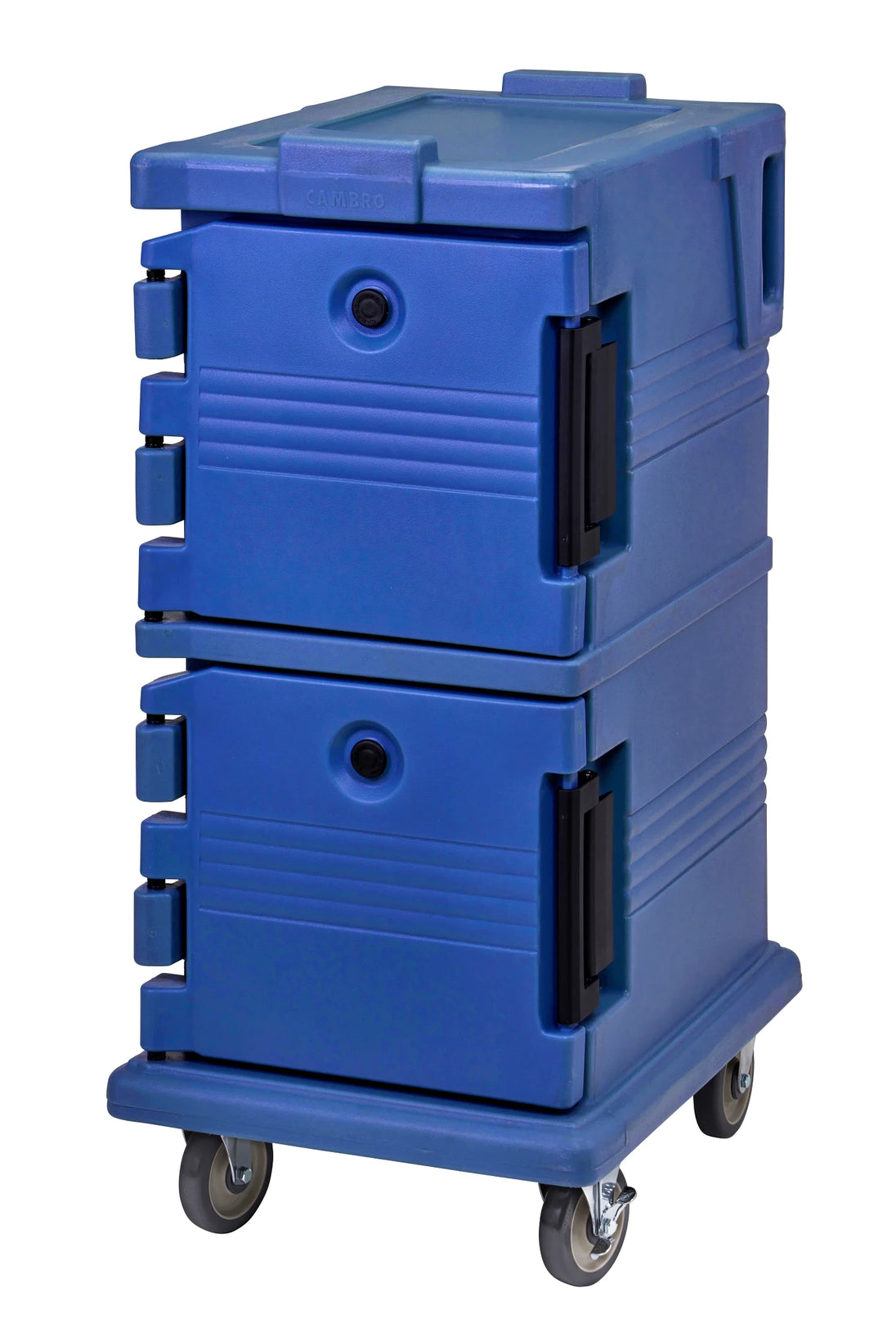 Cambro UPC600186 insulated food pan carrier in Navy Blue