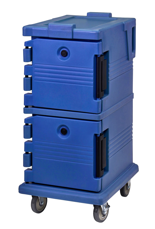 Cambro UPC600186 insulated food pan carrier in Navy Blue