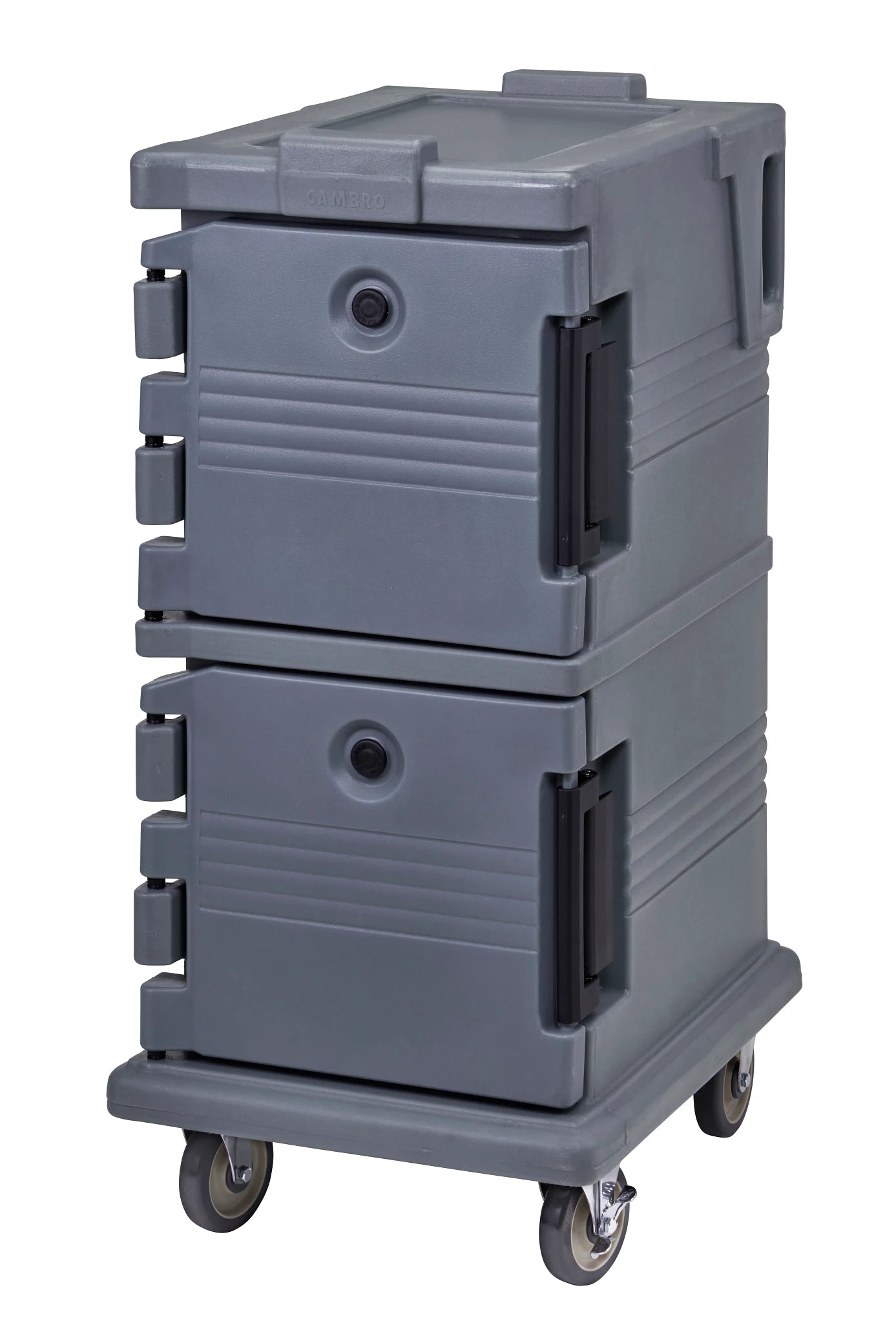 Cambro UPC600191 insulated food pan carrier in Granite Gray