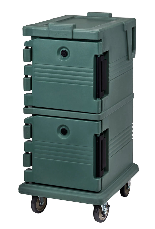 Cambro UPC600192 insulated food pan carrier in Granite Green
