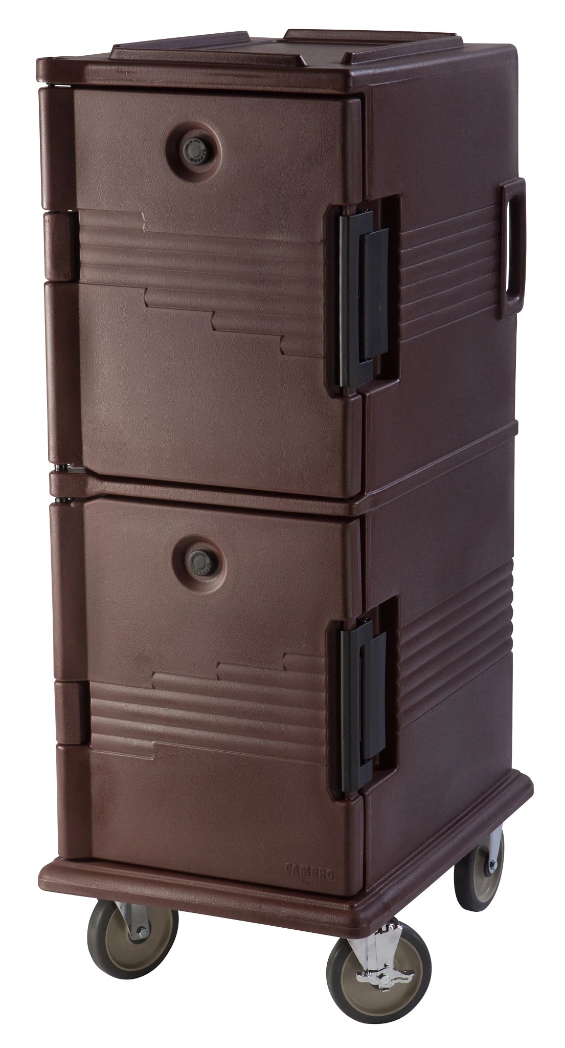 Cambro UPC800131 insulated food pan carrier in Dark Brown