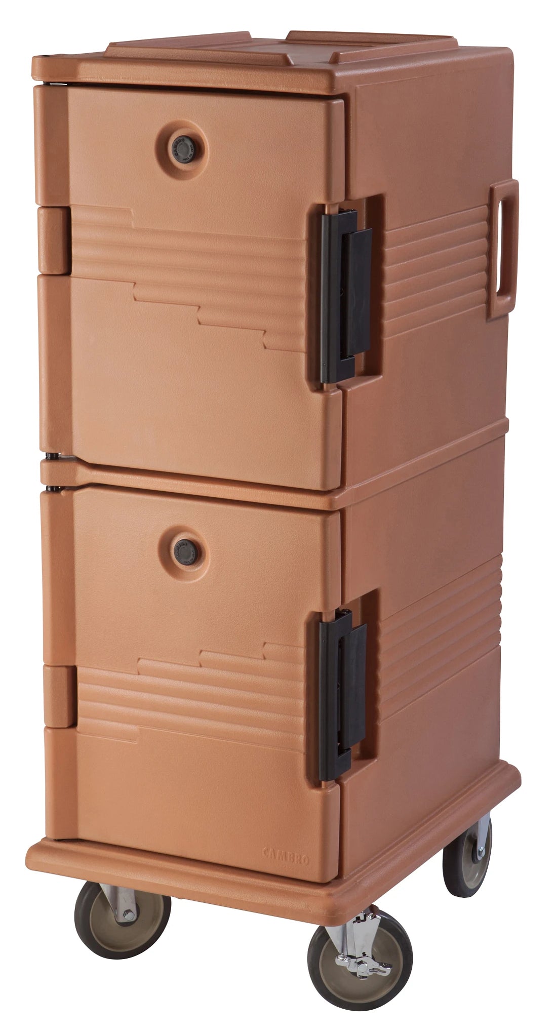 Cambro UPC800157 insulated food pan carrier in Coffee Beige