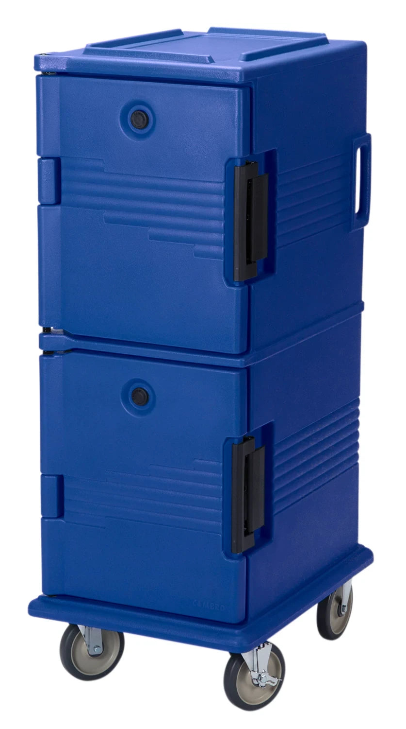 Cambro UPC800186 insulated food pan carrier in Navy Blue