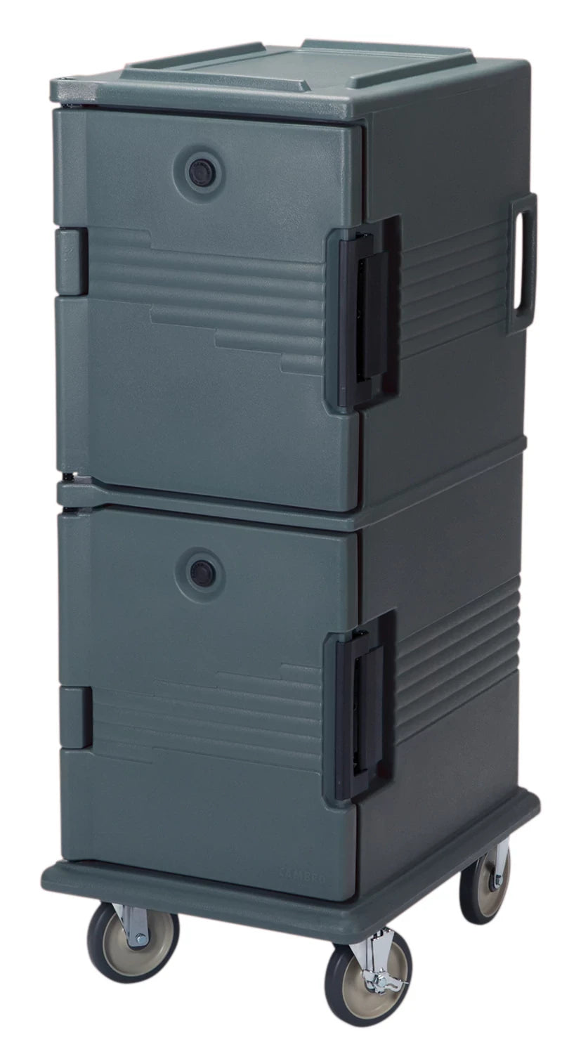 Cambro UPC800191 insulated food pan carrier in Granite Gray