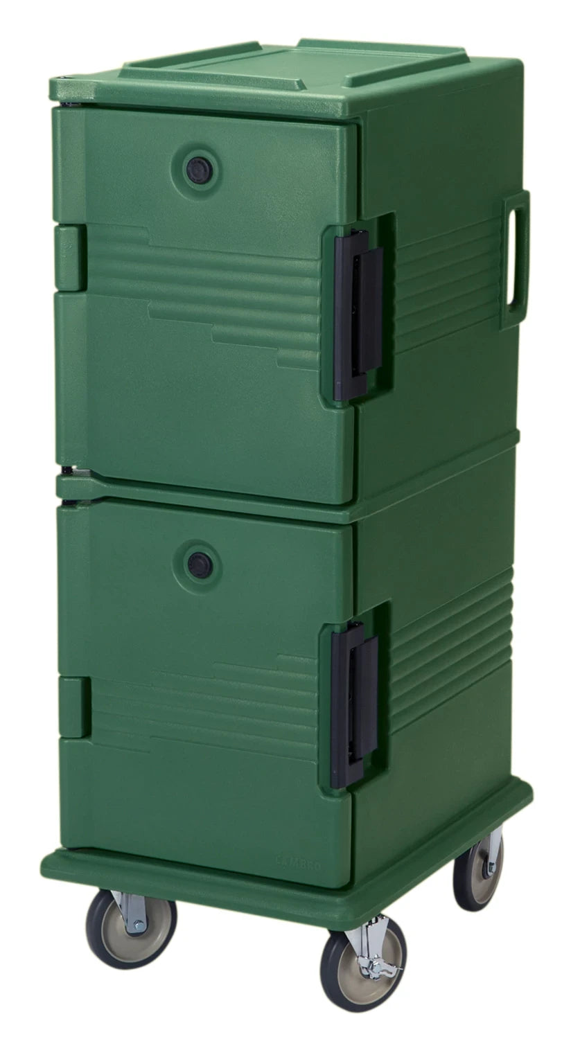 Cambro UPC800SP519 insulated food pan carrier in Green
