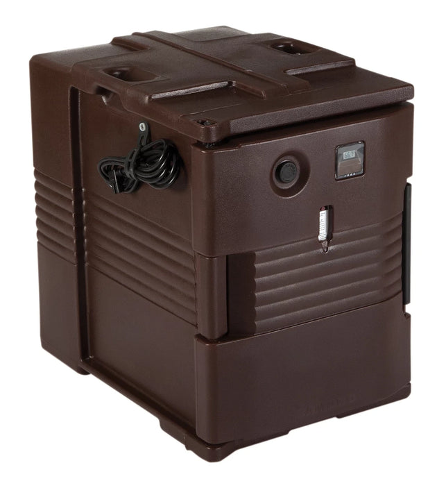 Cambro UPCH4002131 220V electric heated pan carrier in Dark Brown