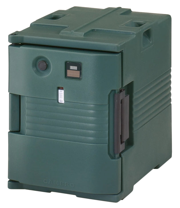 Cambro UPCH4002192 220V electric heated pan carrier in Granite Green