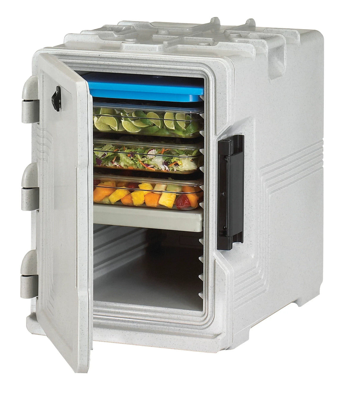 Cambro UPCS400480 Ultra Camcart S-Series insulated food pan carrier in speckled gray