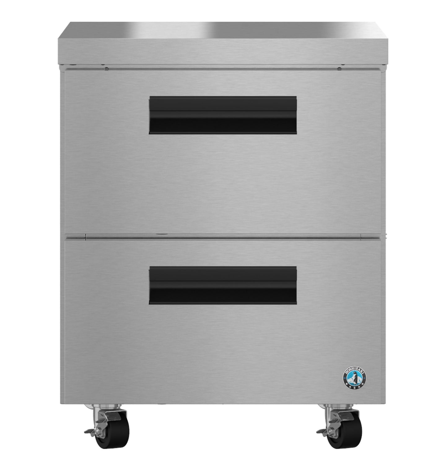 Hoshizaki UR27B-D2 27 inch two drawer undercounter refrigerator front view