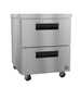 Hoshizaki UR27B-D2 undercounter refrigerator right side view