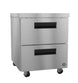 Hoshizaki UR27B-D2 undercounter refrigerator right side view
