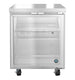 Hoshizaki UR27B-GLP01 27 inch glass door low profile undercounter refrigerator front view