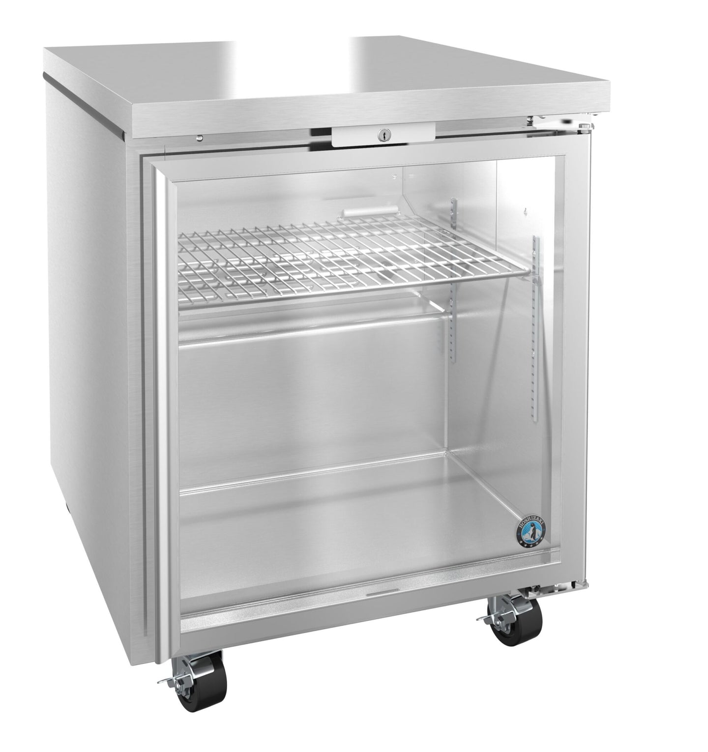 Hoshizaki UR27B-GLP01 undercounter refrigerator right side view
