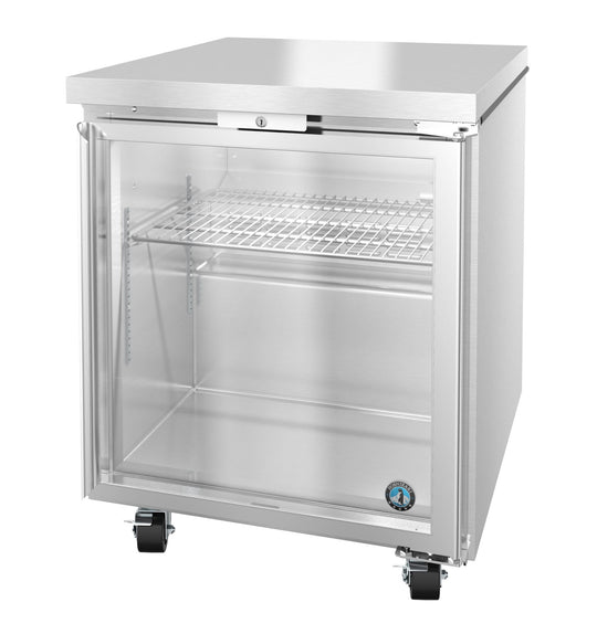 Hoshizaki UR27B-GLP01 glass door undercounter refrigerator cabinet