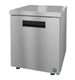 Hoshizaki UR27B-LP low profile undercounter refrigerator stainless cabinet